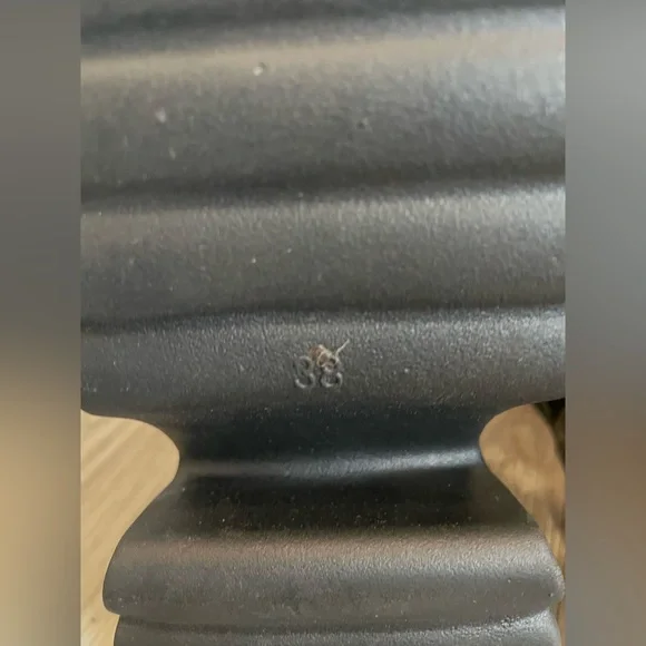 Elegant Women's Platform Sock Boots with Pearl Detail Black size 38 - Picture 11 of 11